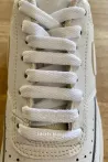 Lacets classiques de longueur 130 cm et de couleur blanc